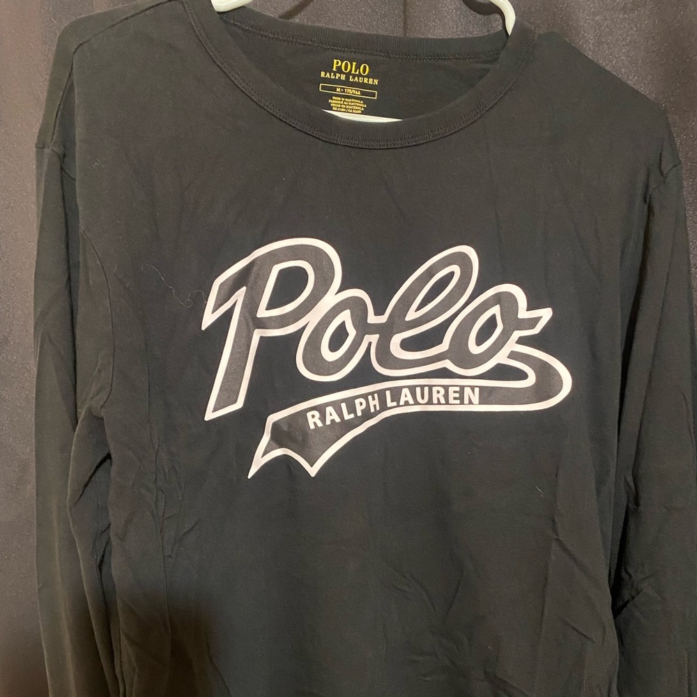 long sleeve polo shirt